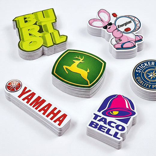 Autocollants promotionnels avec votre logo