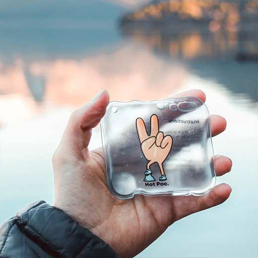 Chauffe-mains réutilisables promotionnel personnalisés avec votre logo