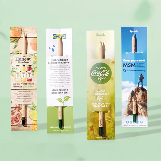Crayon plantable promotionnel avec votre logo