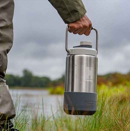 Bouteille isotherme Coleman personnalisée avec logo pour chasse et pêche