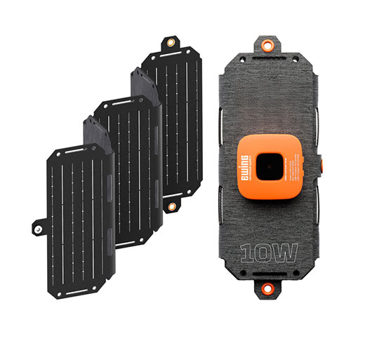 Panneau solaire pliable NEBO Reliance 10W personnalisé avec votre logo